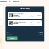 Læg dine vare i kurven